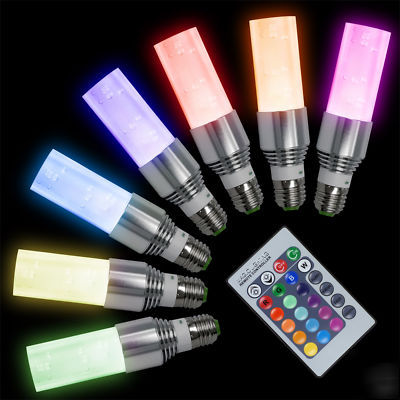 Rgb remote control led light lamp