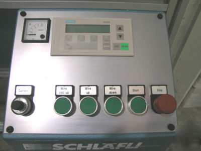 Schlafli wire form 2000 wire etching machine