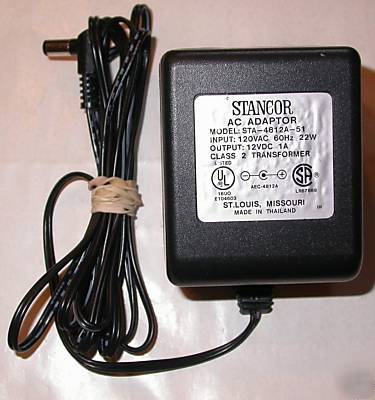 Stancor ac adaptor sta-4812A-51 12VDC 1 a