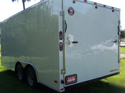 8.5X16 3500# standard enclosed cargo trailer car hauler