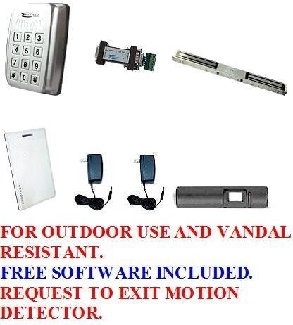 Double door access control kit with dual 1200LB lock