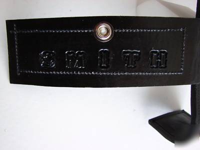 Firefighter xl leather radio solid black set sav-a-jake