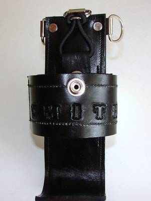 Firefighter xl leather radio solid black set sav-a-jake