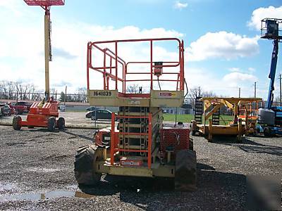 Jlg 40RTS rough terrain scissor lift dual fuel 40' 