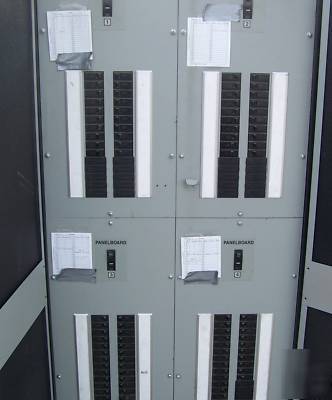 Liebert air conditioner units & power distribution lot