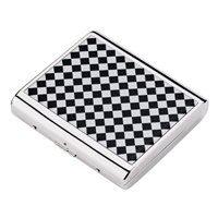 New colibri black & silver business card case $35