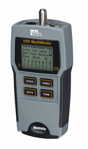 New ideal vdv multimedia cable tester kit