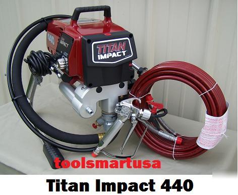 New titan 440 impact airless paint sprayer 440I upgrade