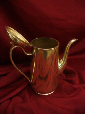 Used brass water pitcher for catering good condition