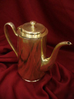 Used brass water pitcher for catering good condition
