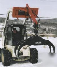 Valby 36 log grapple loader skid loader tractor lumber