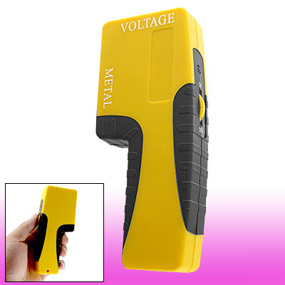 Yellow black metal voltage current test alarm detector