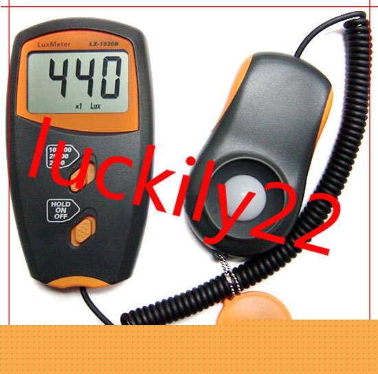 Digital light meter 100K lux tester lcd camera photo