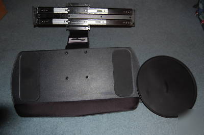 Kv ez spec adjustable ergo keyboard mouse tray system