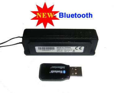 MSR400B portable mag stripe reader bluetooth wireless