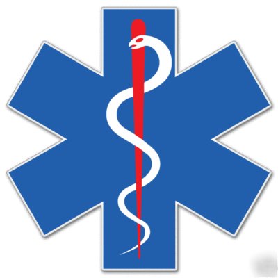 Medical logo ems emt medics sticker 5
