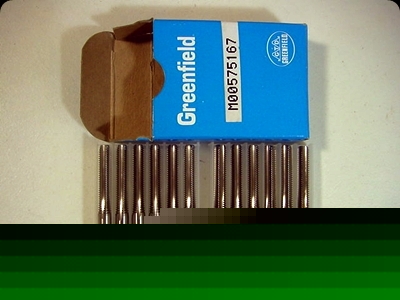 New 12 greenfield gtd M6X1 D5 bottom tap d