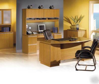 New 6 pc executive office desk set, #bs-mil-D3