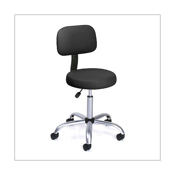 New boss B245-bk caressoft medical stool with back - 