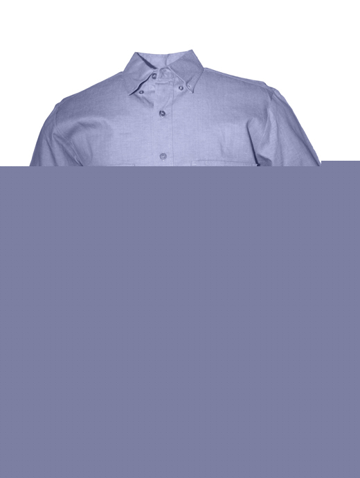 New mens work chambray l/s fire resistant shirt 5X tall