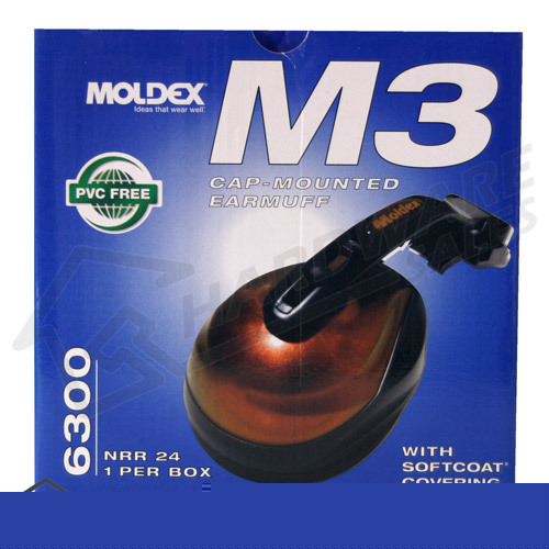 New moldex 6300 M3 cap/hardhat mounted earmuff protect 