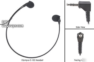 Olympus e-102 E102 headset for computer transcribing