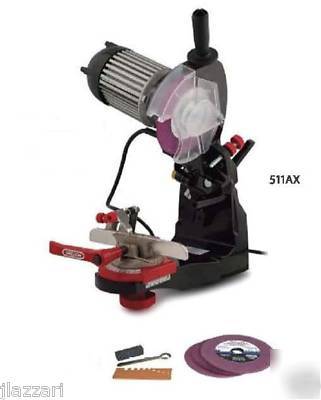 New 511AX pro saw chain sharpener grinder oregon w/vise