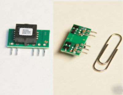 Tiny isolated 1W switching converter 5V to +12V/ -12V