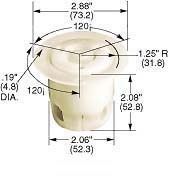  12PCS: 3P3W 30A 125/250V flanged locking receptacle