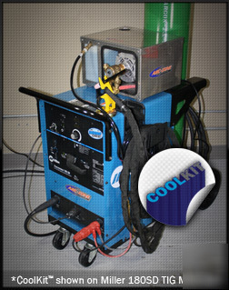 CoolkitÃ¢â€žÂ¢ for tig machines with large dinse connection