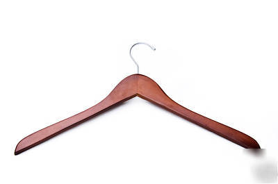 New 100 wood clothes or coat hangers 