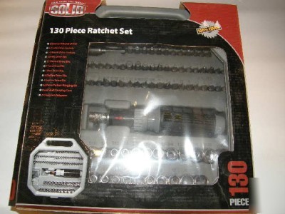 New 130 piece ratchet set 