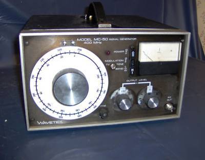 Wavetek signal generator model mc-50 400MHZ