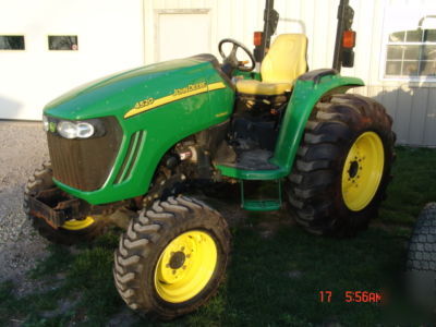 John deere 4520 mfwd tractor