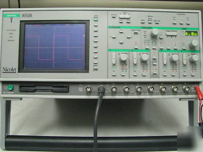 Nicolet integra 20 digital oscilloscope 4 ch 500 khz