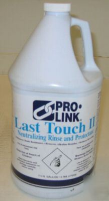 Pro-link last touch ii carpet rinse 06140 case/4 gal