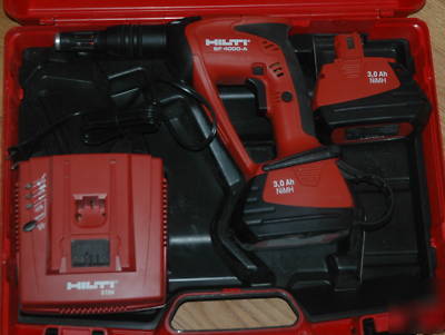 Hilti sf 4000-a 18 V3.0 nimh screwdriver kit + case