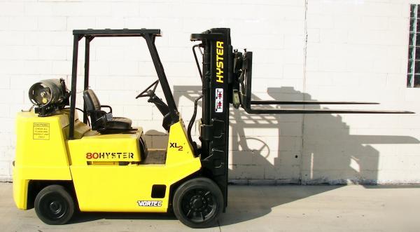 Nice hyster 8,000 lb lpg forklift 8000 S80XL w/ vortec