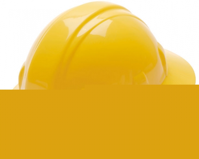Pyramex full brim 6 point ratchet suspension hard hat