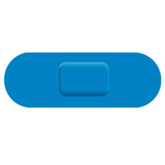 Sterochef 7.5 x 2.5CM blue food catering plasters QY100