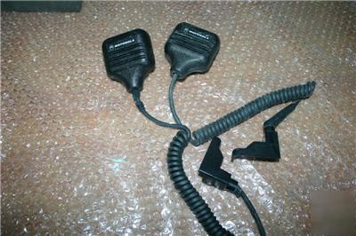 2 units of motorola speaker mic NMN6156B MT1000 HT600