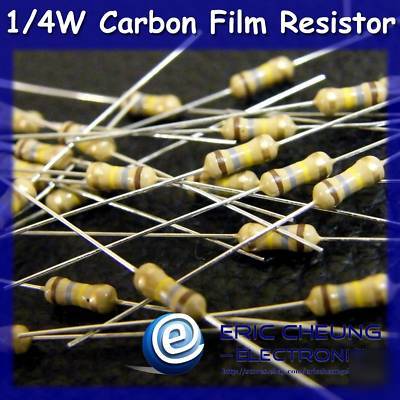 200 pcs 6.8 ohm 1/4W carbon film resistor+/-5%