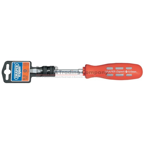 6MM x 100MM slot fl'd tip mech 870 screwdriver (d)