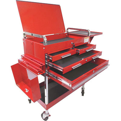 Arcan service cart 350-lb 4 locking drawers