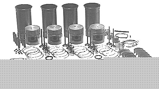 Case 267D 400 400 super overhaul rebuild kit 