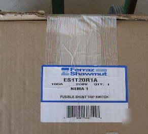 Ferraz shawmut fusible shunt trp switch elevator 