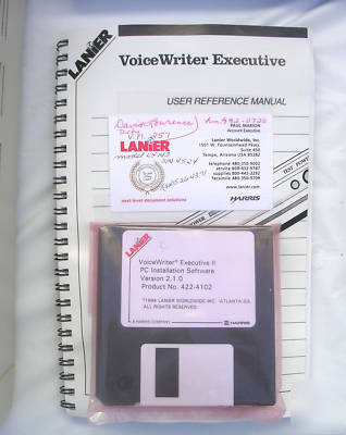 Lanier voice writer executive w/ lx-143 lx-306 lx-055 