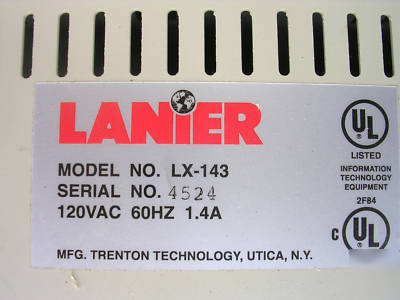 Lanier voice writer executive w/ lx-143 lx-306 lx-055 