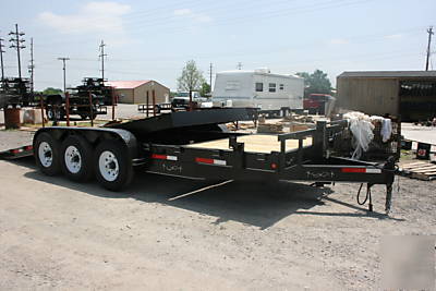 18 + 4 tilt bed equipment trailer 21,000 gvwr options