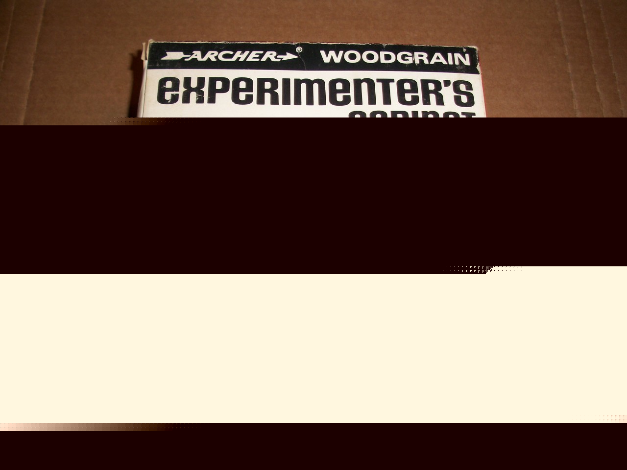 Archer woodgrain experimenter's cabinet project case